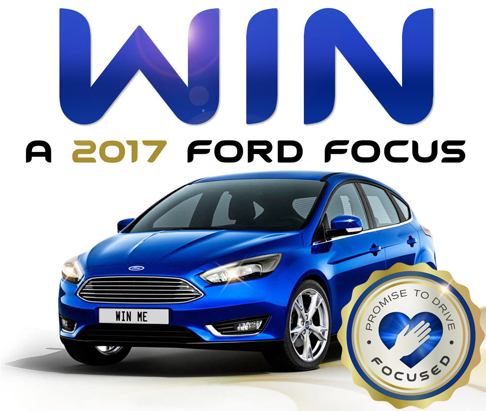 Promise to drive focused and you could win a 2017 Ford® Focus.